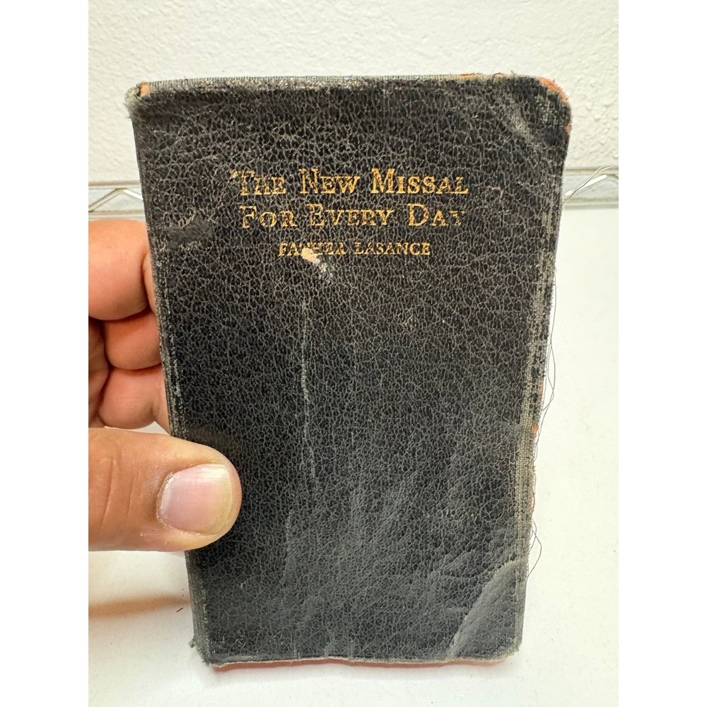 The New Missal For Every Day Father Lasance Vintage Catholic Prayer Book Black